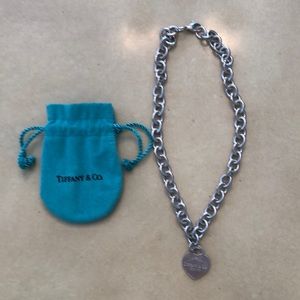 Beautiful Authentic Tiffany Sterling Silver Necklace